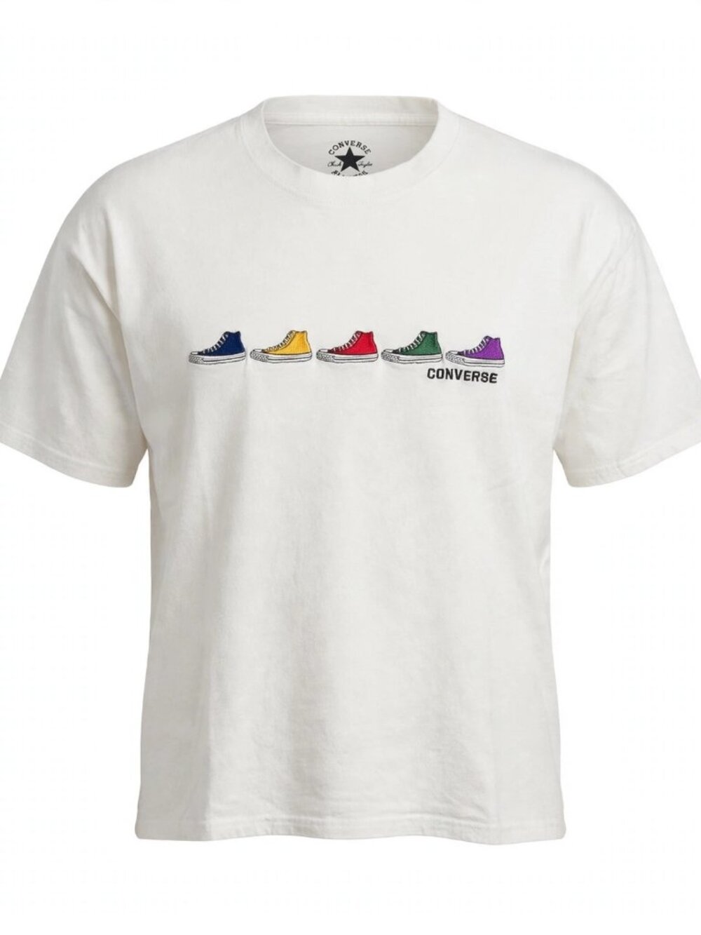 Men's Converse Chuck Taylor White Graphic Tee Size L Great Condition